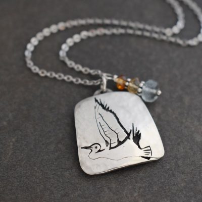 Flying Egret necklace Flying Egret necklace