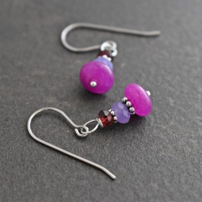 Garnet, Lavender, Violet jade earrings (3)_result Garnet, Lavender, Violet jade earrings (3)_result