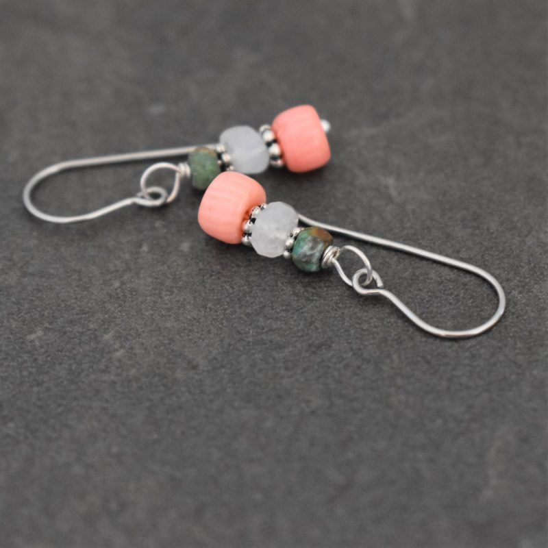 Handmade Delicate gemstone earrings Handmade Delicate gemstone earrings
