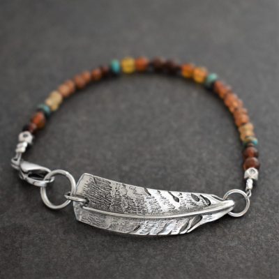 Turkey feather bracelet Turkey feather bracelet