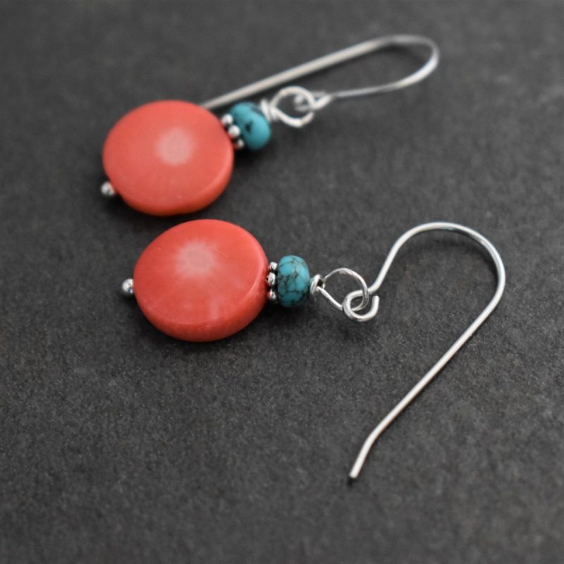 Lightweight coral earrings Lightweight coral earrings