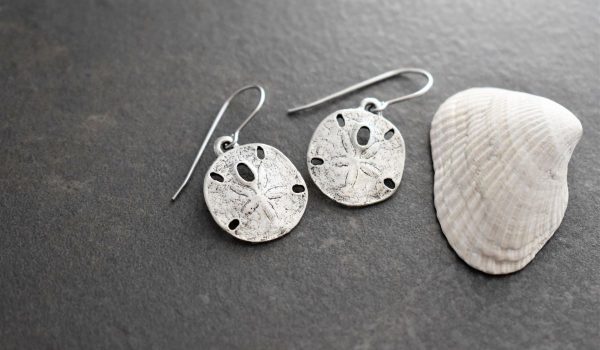 Sand dollar earrings Sand dollar earrings