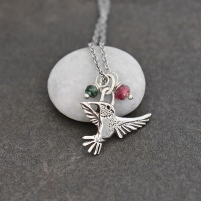 Silver hummingbird Necklace Silver hummingbird Necklace