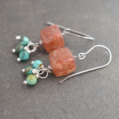 Strawberry quartz earrings Strawberry quartz earrings
