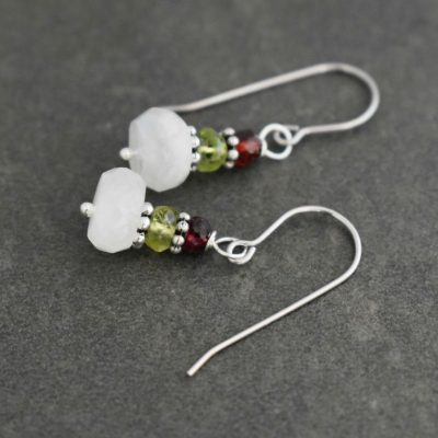 moonstone earrings Gemstone earrings