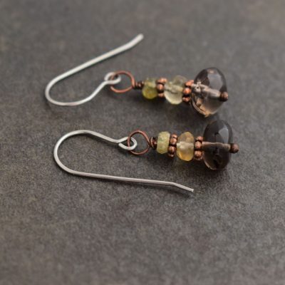 grossalar garnet,citrine, smoky quartz earrings (2) grossalar garnet,citrine, smoky quartz earrings (2)